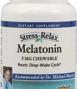Natural Factors Stress-Relax® Melatonin -- 3 mg - 90 Chewable Tablets