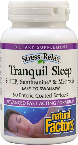 Comprar Natural Factors Stress-Relax® Tranquil Sleep -- 90 Enteric Coated Softgels