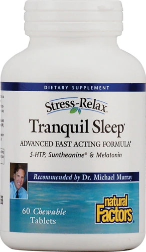 Comprar Natural Factors Stress-Relax® Tranquil Sleep -- 60 Chewable Tablets