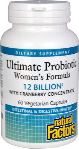 Comprar Natural Factors Ultimate Probiotic Women's Formula -- 12 billion - 60 Vegetarian Capsules