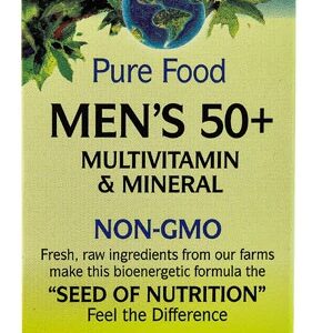 Natural Factors Whole Earth & Sea® Men's 50 plus Multivitamin & Mineral -- 60 Tablets