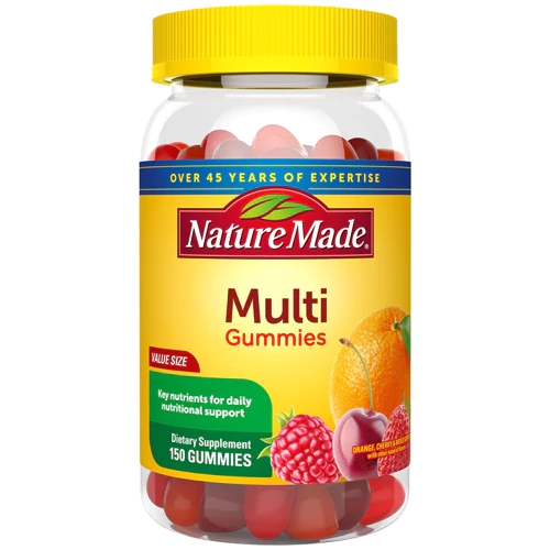 Nature Made Multi Adult Gummies Assorted Fruit -- 150 Gummies