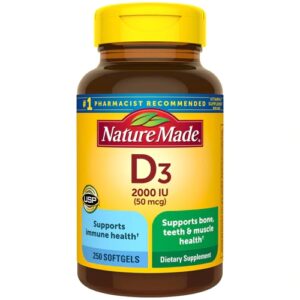 Comprar Nature Made Vitamin D3 -- 2000 IU - 250 Softgels