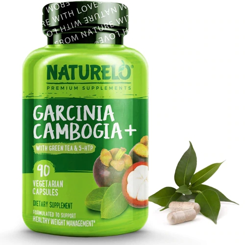 Comprar NATURELO Garcinia + Appetite Suppressant with Green Tea & 5-HTP -- 90 Vegetarian Capsules