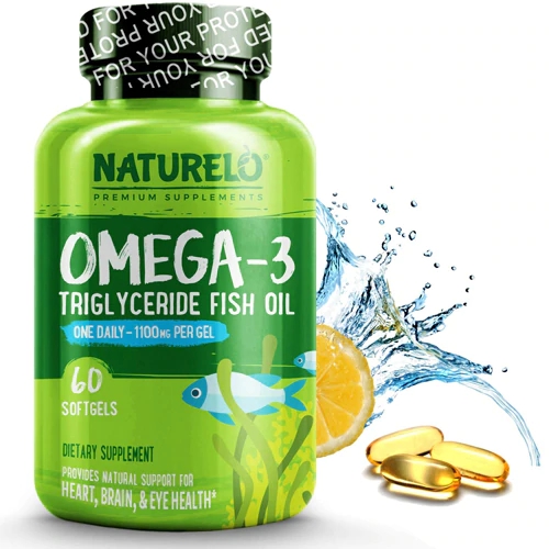 Comprar NATURELO Omega-3 Triglyceride Fish Oil -- 1100 mg - 60 Softgels