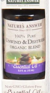 Comprar Nature's Answer 100% Pure Organic Essential Oil Blend Unwind & Destress -- 0.5 fl oz