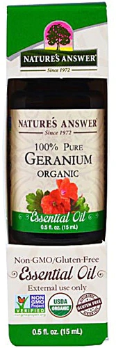 Comprar Nature's Answer 100% Pure Organic Essential Oil Geranium -- 0.5 fl oz