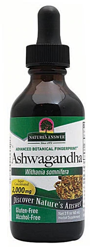 Nature's Answer Ashwagandha -- 2000 mg - 2 fl oz