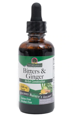 Nature's Answer Bitters & Ginger -- 1000 mg - 2 fl oz