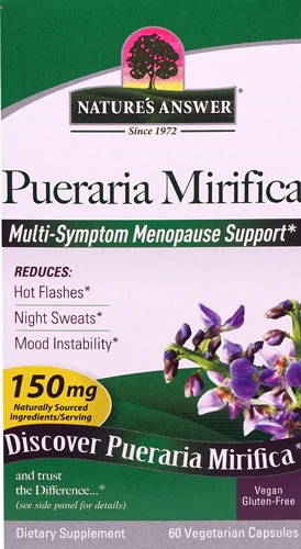 Comprar Nature's Answer Pueraria Mirifica Multi-Symptom Menopause Support -- 150 mg - 60 Vegetarian Capsules