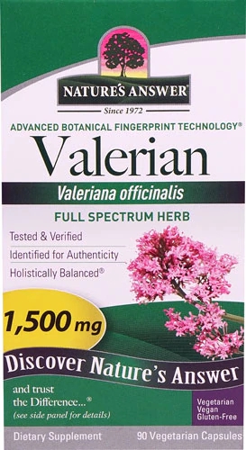 Comprar Nature's Answer Valerian -- 1500 mg - 90 Vegetarian Capsules