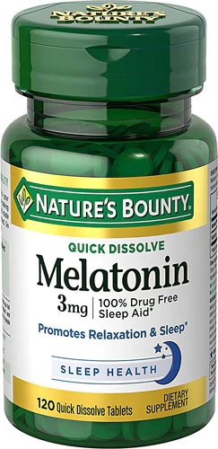 Comprar Nature's Bounty Melatonin -- 3 mg - 120 Quick Dissolve Tablets