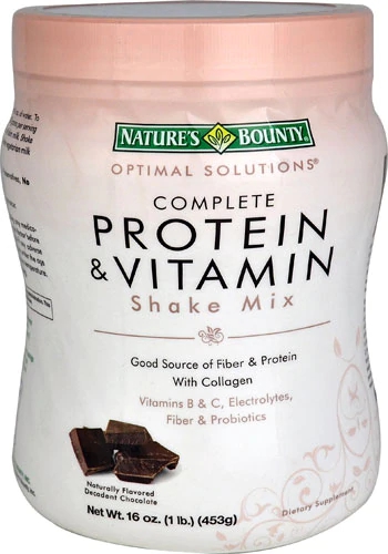 Comprar Nature's Bounty Optimal Solutions® Complete Protein & Vitamin Shake Mix Decadent Chocolate -- 16 oz
