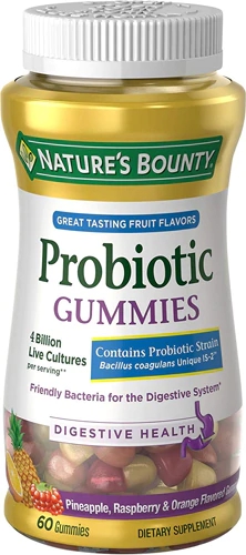 Comprar Nature's Bounty Probiotic Gummies Assorted Fruit -- 60 Gummies