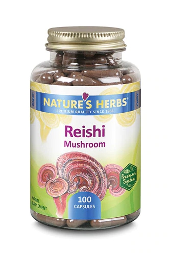 Comprar Nature's Herbs Reishi Mushroom -- 100 Capsules