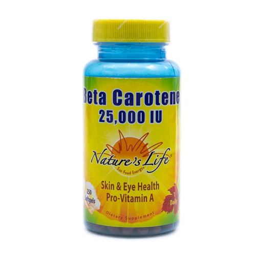 Comprar Nature's Life Beta Carotene -- 7500 mcg - 250 Softgels