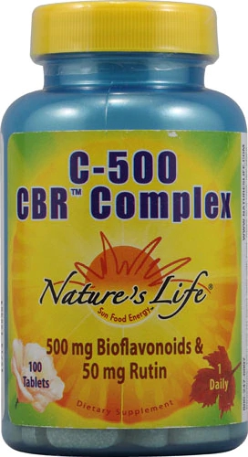 Nature's Life C-500 CBR Complex -- 500 mg - 100 Tablets