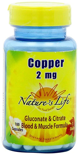 Comprar Nature's Life Copper Complex -- 2 mg - 100 Capsules