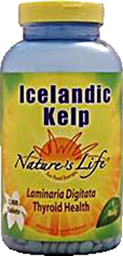 Nature's Life Icelandic Kelp -- 1000 Tablets