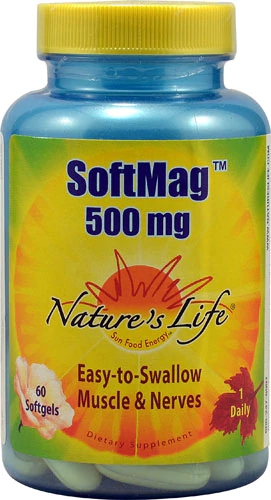 Comprar Nature's Life SoftMag™ -- 500 mg - 60 Softgels