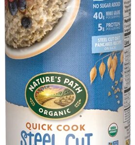 Nature's Path Organic Irish Style Oats Quick Cook Steel Cut -- 24 oz
