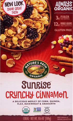 Comprar Nature's Path Organic Sunrise Cereal Crunchy Cinnamon -- 10.6 oz