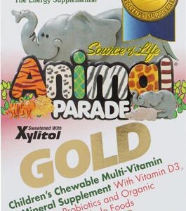 Nature's Plus Animal Parade® Gold Children's Chewable Multi-Vitamin and Mineral Cherry -- 60 Chewables