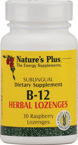 Comprar Nature's Plus B-12 Herbal Lozenges Raspberry -- 30 Lozenges