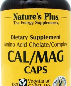 Nature's Plus Cal Mag Caps -- 180 Vegetarian Capsules