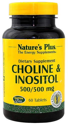 Nature's Plus Choline & Inositol -- 60 Tablets