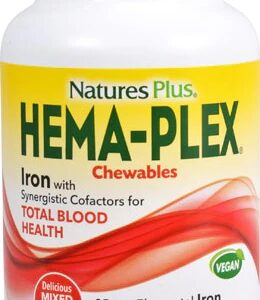 Nature's Plus Hema-Plex® Chewables Mixed Berry -- 85 mg - 60 Chewables