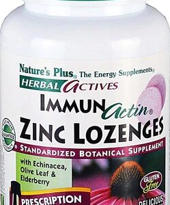 Nature's Plus Herbal Actives ImmunActin® Zinc Lozenges Wild Cherry -- 60 Lozenges