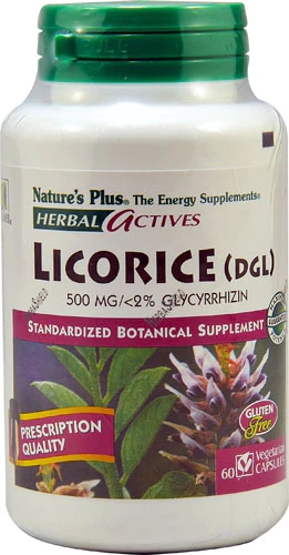 Comprar Nature's Plus Herbal Actives Licorice DGL -- 500 mg - 60 Vegetarian Capsules
