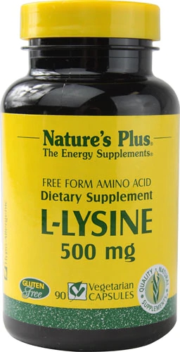 Comprar Nature's Plus L-Lysine -- 500 mg - 90 Vegetarian Capsules