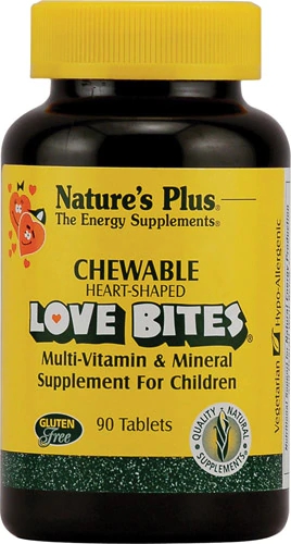 Nature's Plus Love Bites® Children's Chewable Multi-Vitamin and Mineral -- 90 Tablets