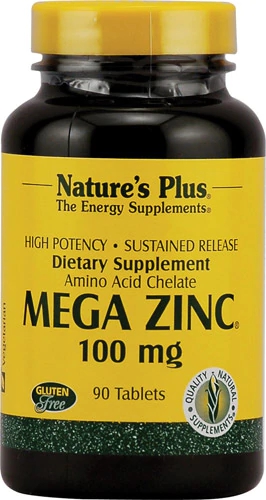 Comprar Nature's Plus Mega Zinc® -- 100 mg - 90 Tablets