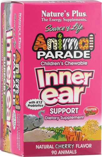 Nature's Plus Animal Parade® Children's Chewable Inner Ear Support Natural Cherry -- 90 Chewables