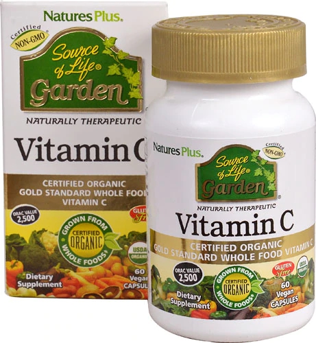 Nature's Plus Source of Life® Garden™ Vitamin C -- 60 Vegan Capsules