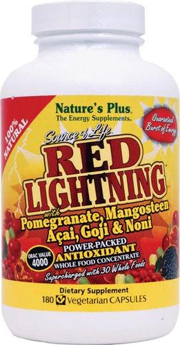 Comprar Nature's Plus Source of Life® Red Lightning® -- 180 Vegetarian Capsules