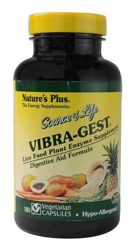 Comprar Nature's Plus Source of Life® Vibra-Gest® -- 180 Vegetarian Capsules
