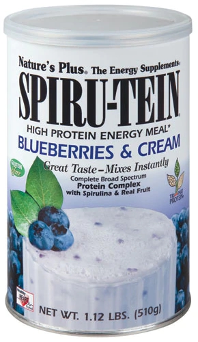 Nature's Plus Spiru-Tein® High Protein Energy Meal Blueberries and Cream -- 1.12 lbs
