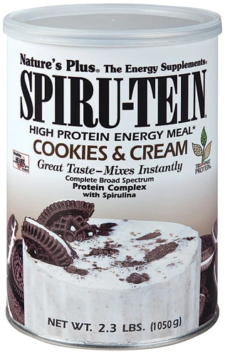 Comprar Nature's Plus Spiru-Tein® High Protein Energy Meal Cookies & Cream -- 2.3 lbs