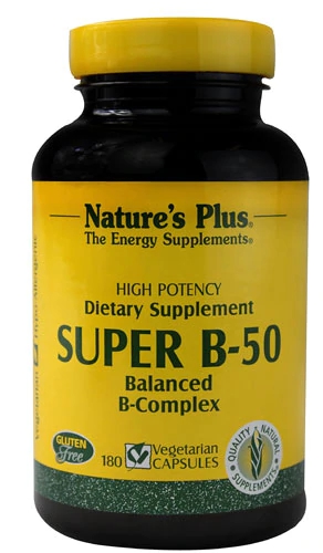 Comprar Nature's Plus Super B-50 Balanced B-Complex -- 180 Vegetarian Capsules