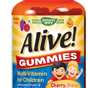 Nature's Way Alive!® Gummies Multi-Vitamin for Children Cherry Orange & Grape -- 90 Gummies