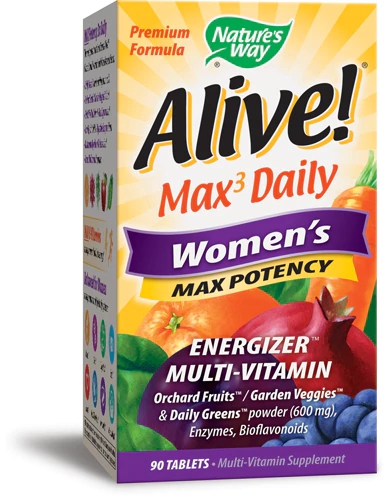 Comprar Nature's Way Alive® Max3 Daily Women's Multi-Vitamin -- 90 Tablets