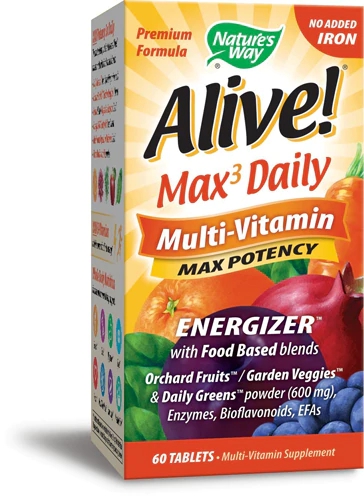 Comprar Nature's Way Alive!® Multi-Vitamin Max3 Daily -- 60 Tablets