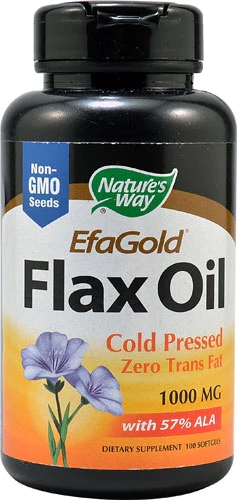 Nature's Way EfaGold® Flax Oil -- 100 Softgels