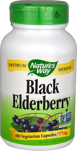 Comprar Nature's Way Elderberry Berries -- 575 mg - 100 Vegetarian Capsules