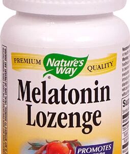 Nature's Way Melatonin Lozenge Fruit -- 2.5 mg - 100 Vegan Lozenges