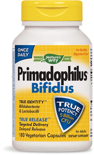 Nature's Way Primadophilus® Bifidus -- 5 billion CFU - 180 Vegetarian Capsules